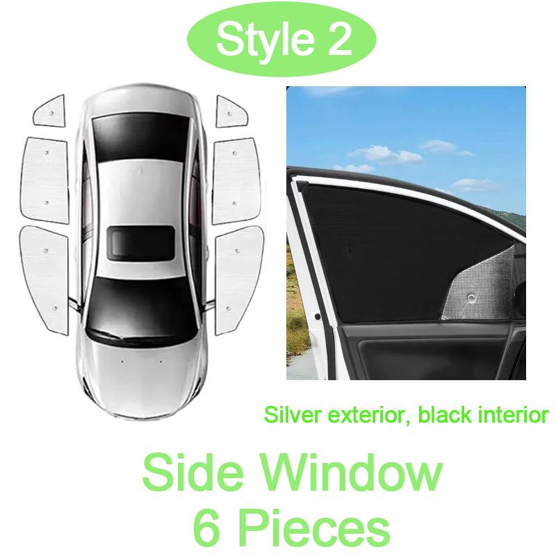 Car Sun Visors For XPeng X9 Accessories 2026 H93 2023-2026 Aluminum Foil Full Coverage Sunshades Anti UV Windshield Window Cover