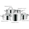Набор сотейников WMF Gourmet Plus, 5 предметов (07.2055.6030)