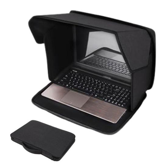 Outdoor Laptop Sun Shade Lightweight Foldable Laptop Screen Privacy Hood Portable Oxford Cloth Outside Computer Sun Shield Cover
