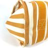 Hermes Border with Pouch Cannes PM Tote Bag Hand Bag Canvas yellow/White