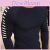 Premium Quality Fashion Men O-neck Knitting Sweater Long Sleeve Slim Fit Pullover Top