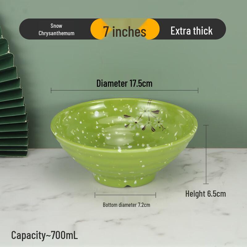 Jing Zhi Feng Melamine Fall-Resistant Noodle Bowls