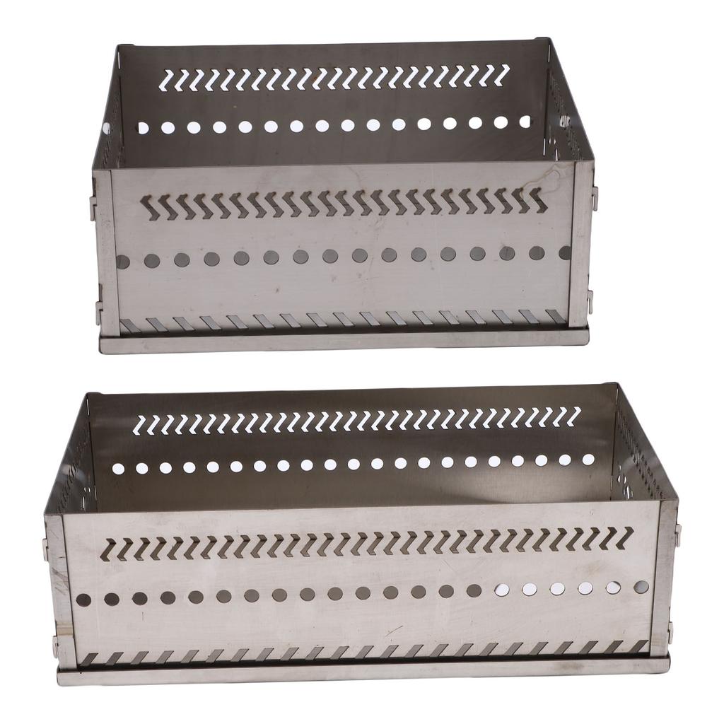 Sauna Stone Holder Multi Purpose Portable Stainless Steel Sauna Stone Basket for Charcoal Wood Burning Stove Sauna Stone Basket