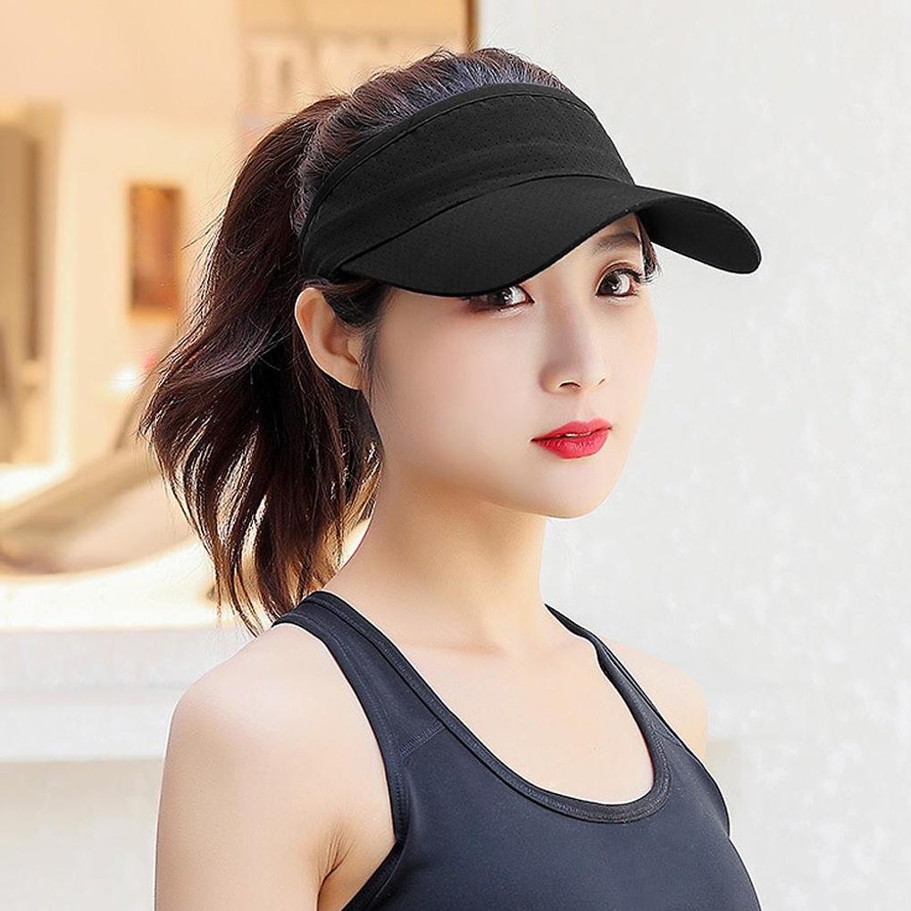 Cooling Mesh Sports Sun Cap (Black) Sports Sun Hat Mesh Cap