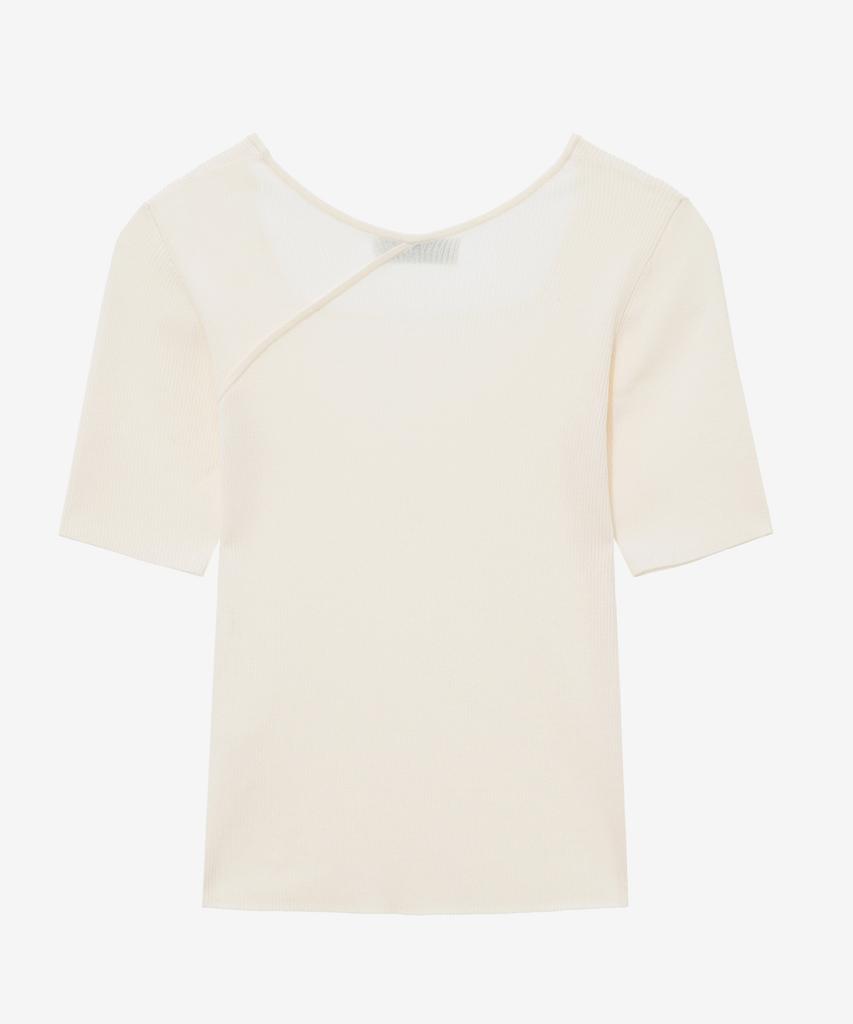 MIND BRIDGE WOMEN [W][Couture] Square Neck Slim Fit Knit - 2 Colors