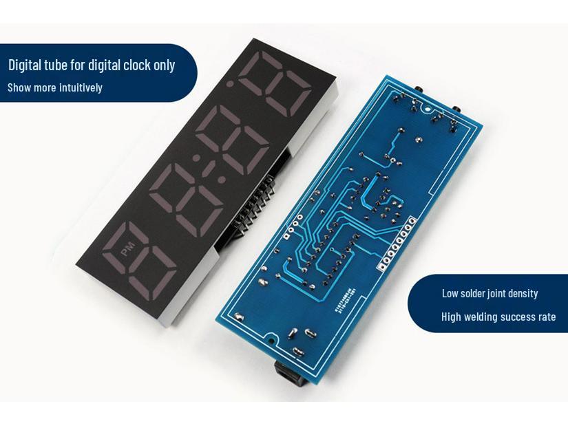 DIY Nixie-Röhren Siebenfarben-Uhr Bausatz: Elektronische Lötpraxis & Alarmzubehör