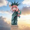 19cm Spy×Family Anya Forger Statue Of Liberty Anime Girl Action Figure Model Statue Collection Desktop Decoration Ornament Toys