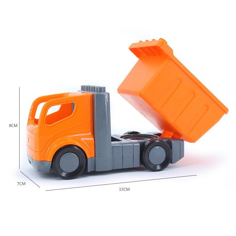 Yidu Large Particle Building Blocks: Motorcycle, Fire Truck, Airplane, Forklift Vehicle Toys