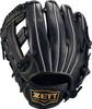 ZETT Youth Baseball Soft Black BJGB74520F Glove, Steer, All-Around, Left-Handed Throw, (1900), Size Small,