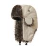 Russian Ushanka Winter Hat Mens Military Pilot Cap with Ear Muffs Windproof Cold Weather Army Style Aviator Fur Hat