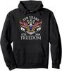 America 250th Celebration 250 Years Eagle American Flag Pullover Hoodie