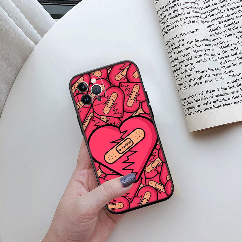 Calm Heart Art Phone Case for Samsung Galaxy Note 10 20 S23 S22 Ultra FE Plus M06 M15 M16 M35 M55