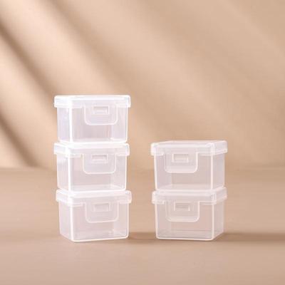Scatola Porta Piccoli Componenti Scatola Mini Accessori Ferramenta Scatola in Plastica Dura Scatola Piccola in PP Scatola Trasparente Scatola per Imballaggio Commerciale