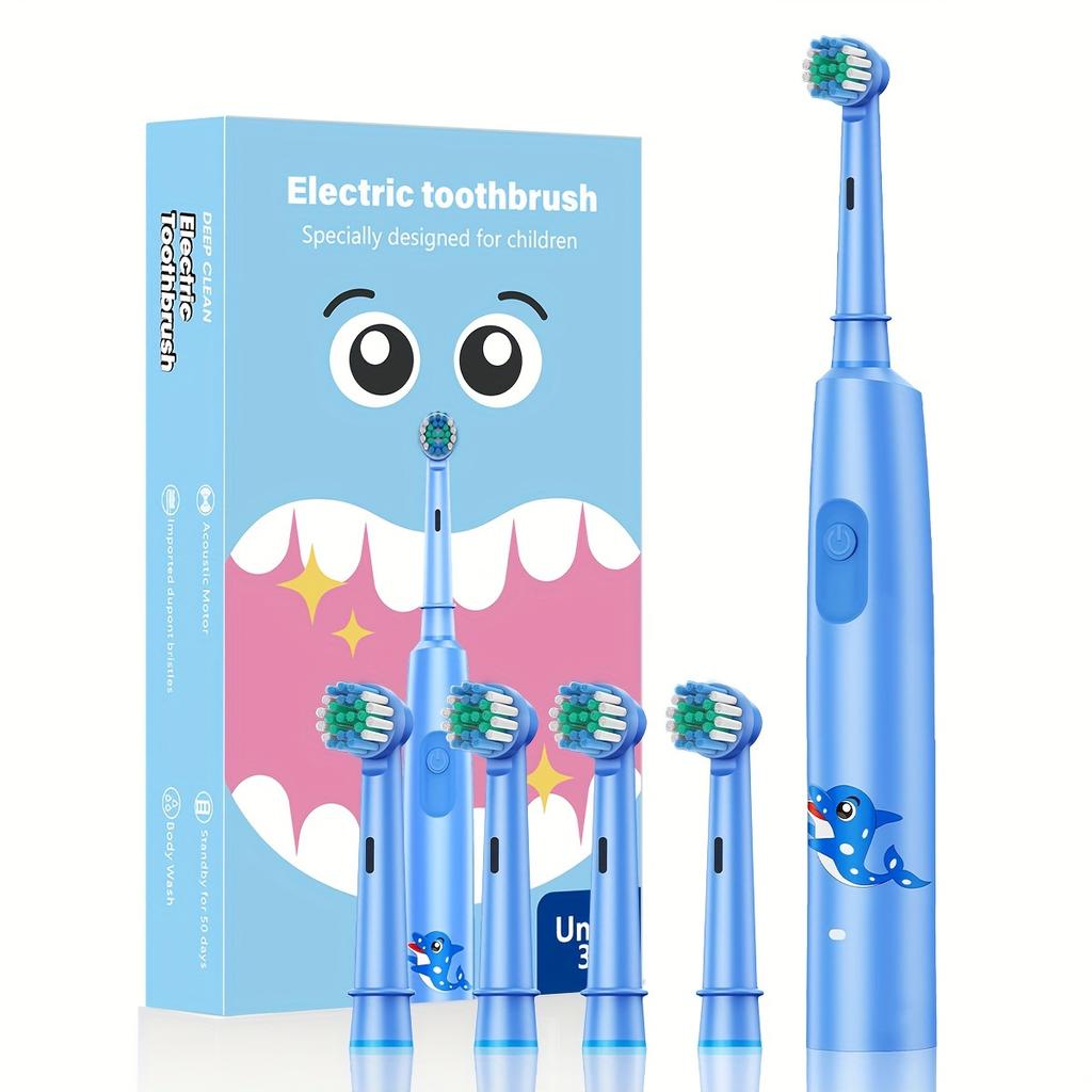 Electric Toothbrush with 3 Cleaning Modes, Automatic Deep Clean Rechargeable Soft Bristle Toothbrush for Kids And Adults, Unisex Dental Tool