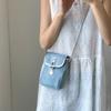 Mini Mobile Phone Small Bag Women's New Fashion Denim Small Square Bag Summer Simple Casual Messenger Bag