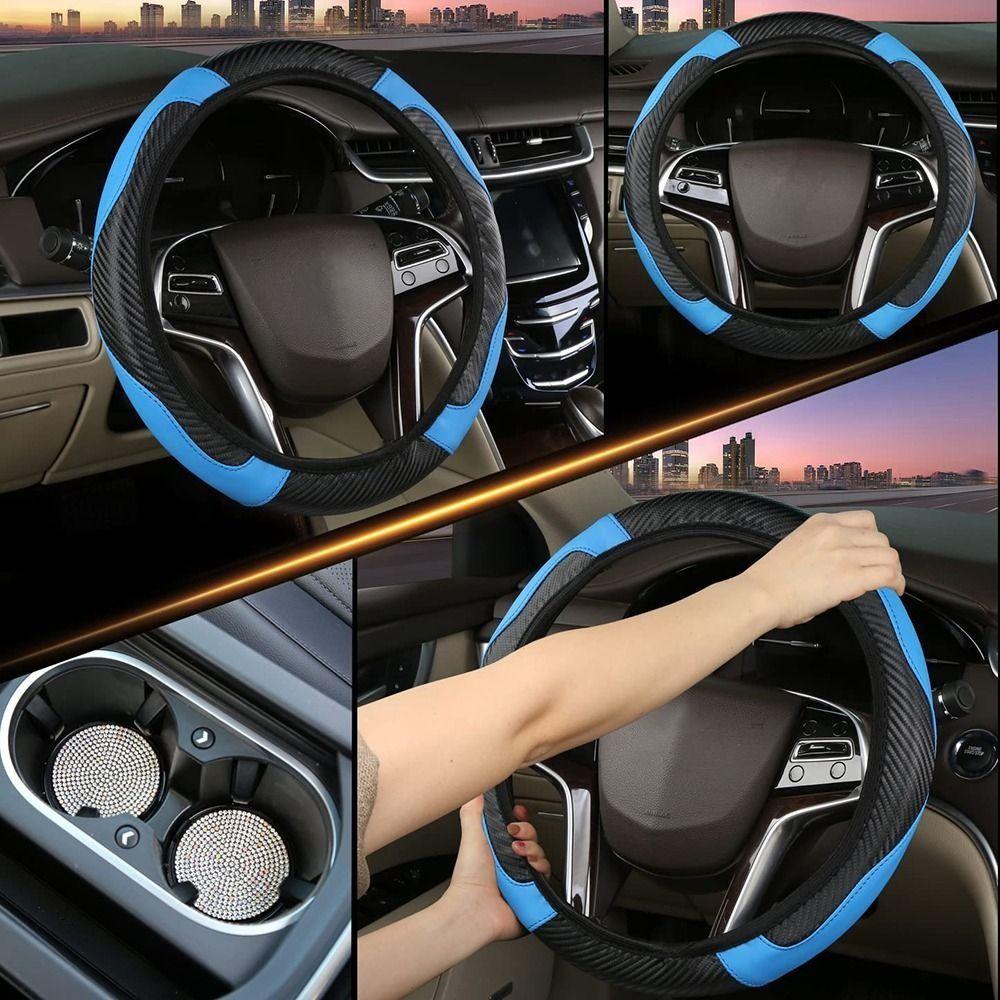 Universal Car Steer Wheel Protector Breathable Car Interior Accessories Women Men