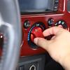 For Toyota FJ Cruiser 2007-2026 Aluminum Alloy Car Center Control Air Conditioner Adjustment Knob Cover Trim Accessories