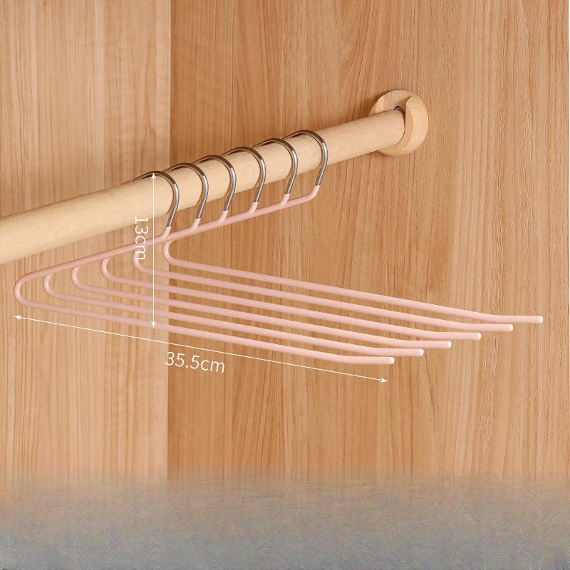 Household Goose-type Seamless Z-line Pants Rack Drying Pants Clothes Rack Hanging Pants Jacket Rack Pants Clip Wardrobe Storage Rack