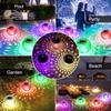 Solar Water Floating Lights  Garden Patio Lights  Swimming Pond Lights  Magic Ideas  Bathtub Pool Projection Lights