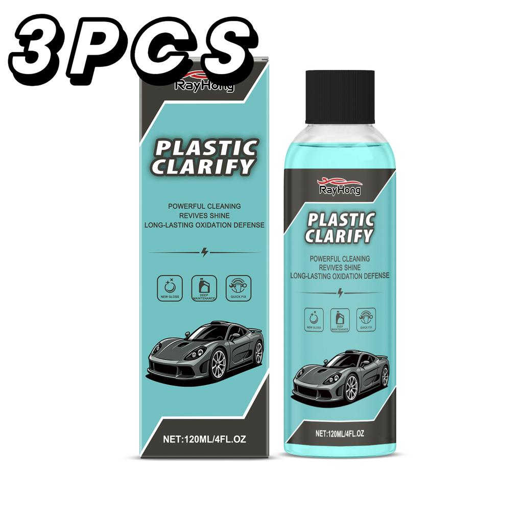 Car Interior Refurbishment Agent With Spong Towel Auto Plastic Rubber Back To Black Gloss Restorer Spray Car Care Coating