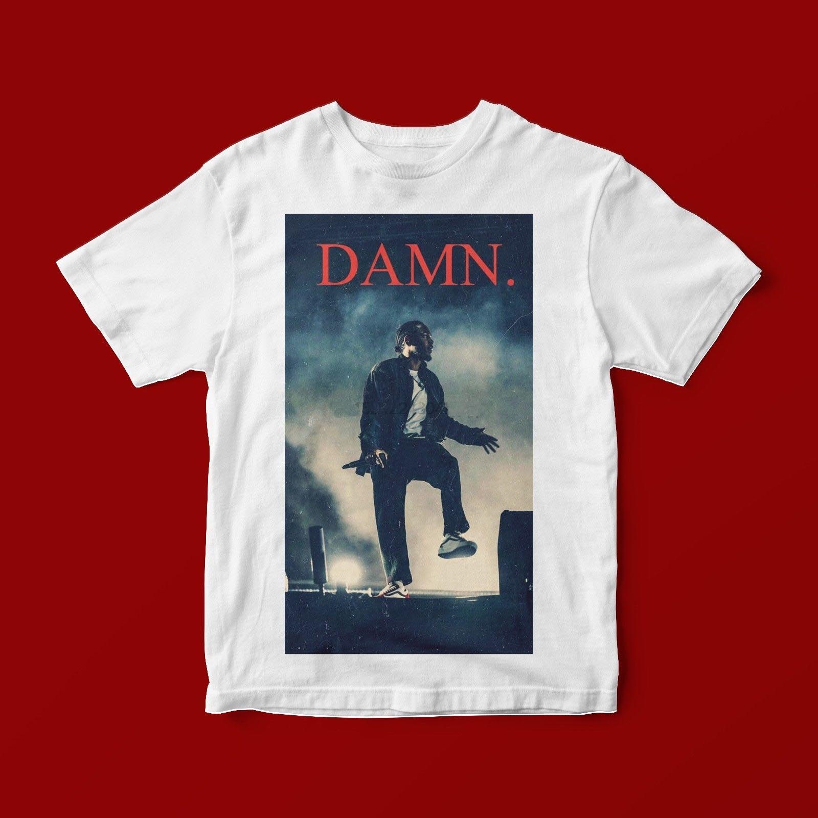 KENDRICK LAMAR POSTER DAMN TSHIRT UNISEX cotton tshirt men summer fashion tshirt euro size S