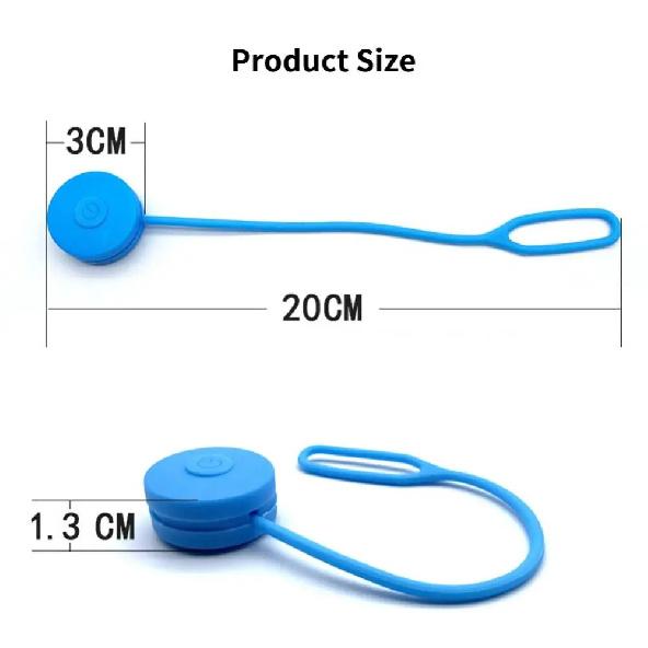 Outdoor Backpack Lights Silicone LED Night Running Warning Light Camping Wind Rope Luminous Shoe Clip Light Travel Equipment 7