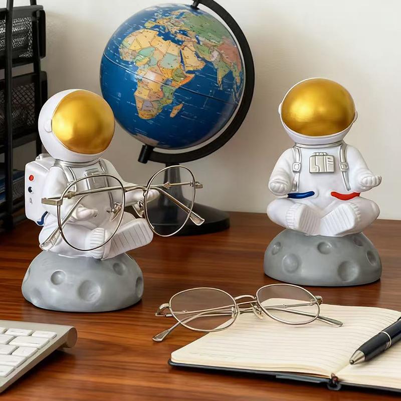 Creative Astronaut Glasses Storage Holder Cute Stand Ornament Glasses Storage Rack Glasses Store Props Decoration Gift