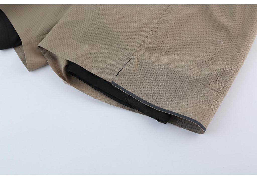 2024 Men's Quick-Dry Sports Shorts, Fake Two-Piece Design, Mid-Length with Inner Lining for Running or Training