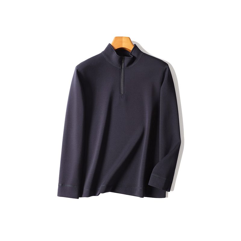American Stand Collar Cashmere Bottoming Shirt Cattle Goods Coat Sweatshirt