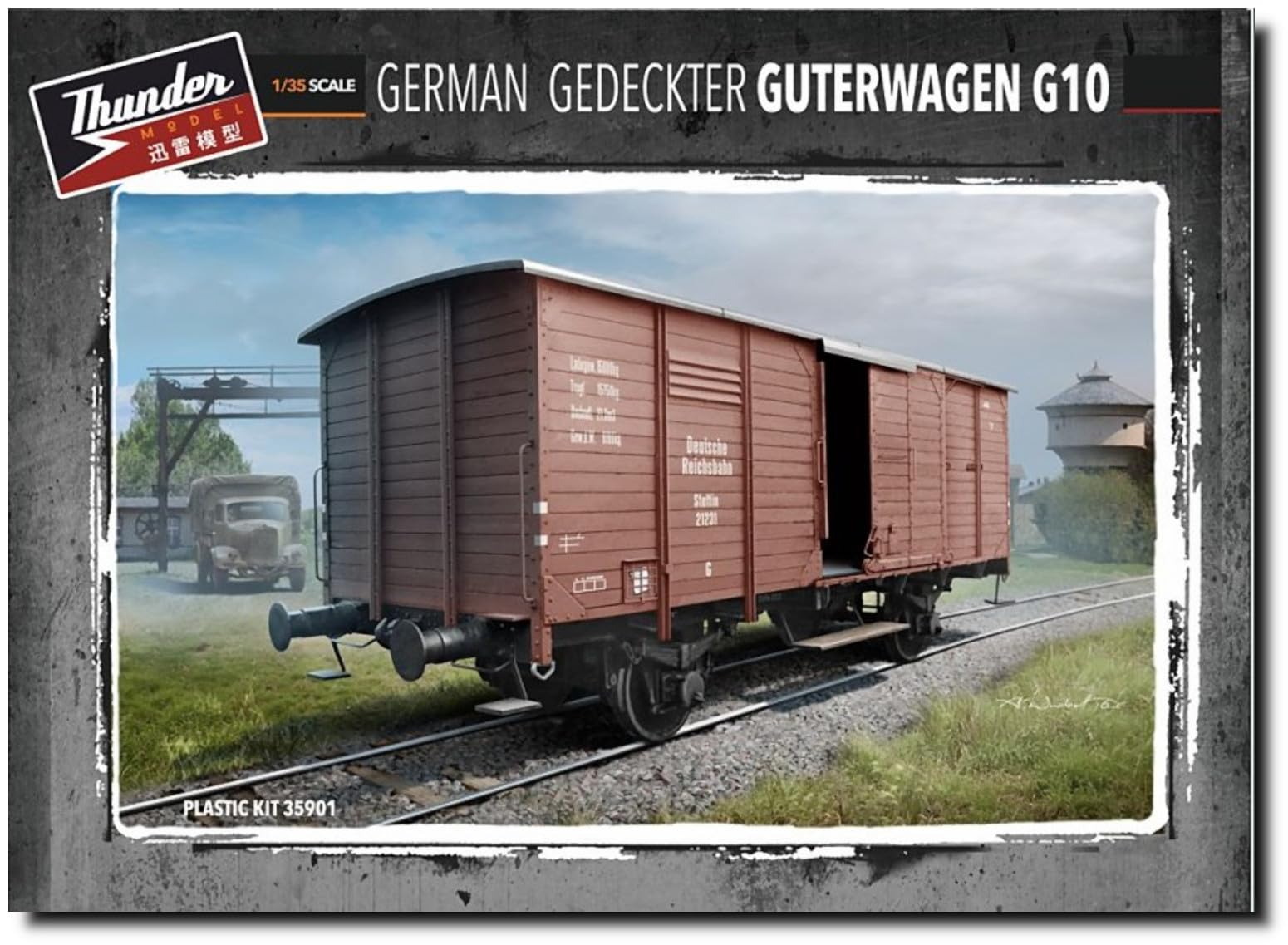 

Thunder Model 1/35 German Army G10 Covered Wagon Plastic Model TB35901