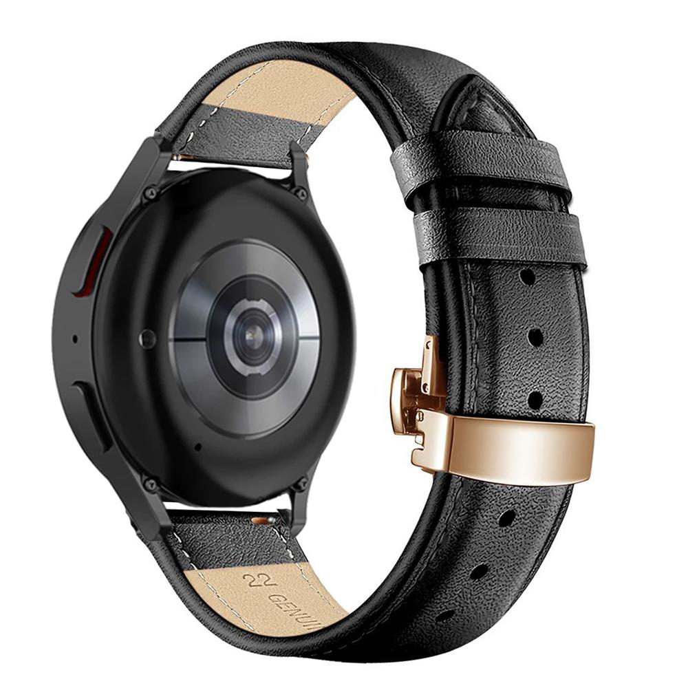 20mm 22mm Band For Samsung Galaxy watch 7/6/5 pro/4 Classic/Active 2/3/42mm/ Genuine Leather bracelet Huawei GT/2/3 pro 4 strap