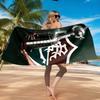 Flumi-nense Football Club  Printed Microfiber Beach Towel, Soft And Absorbent, Quick-Dry, Ideal for Summer Travel, Beach Essential, Swimming Pool