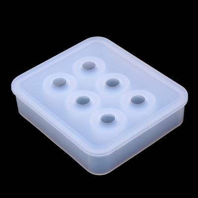Silikon-Anhängerform, Kugel, quadratische Form, Kunsthandwerk, Epoxidharzformen, DIY-Halsketten, Schmuckherstellung, Formwerkzeug für Dekoration