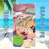 Serviette Drôle Textile Peignoir Plage Séchage Rapide Léger Portable C-ClarenceS-ES Camping Piscine Dessin Animé CTHN Voyage