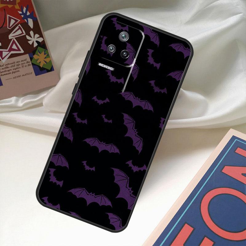 Halloween Vampire Bats Funda For POCO M6 Pro X3 X4 X5 X6 M5s F3 F5 Xiaomi 13T Pro 12T 11T 12 13 Lite 14 Ultra Case