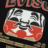 Evisu Two-Tone Buddha Head Print T-Shirt Men Tops 2ESHTM3TS546LFCT