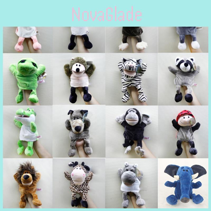 Interactive Animal Plush Toys Cartoon Hand Puppets For Early Learning