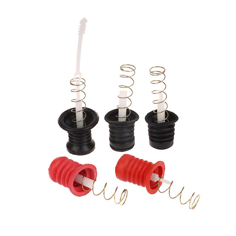 1Pc Washing Machine Rubber Drain Valve Core Sealing Ring Water Blocking Water Sealing Cup Water Blocking Lever Spring With Cap