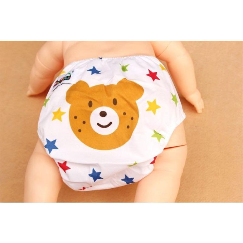 Baby Adjustable Cloth Diapers Washable Inserts Nappy Baby Underwear Reusable Pants