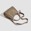 New Messenger Bag Simple and Loose Soft Leather Bucket Bag Versatile Casual Women's Bag Single Shoulder