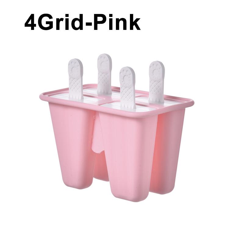 4 Pieces Silicone Popsicle Molds BPA Free Ice Pop Molds Easy Release with Reusable DIY Homemade Easy Release Ice Pop Make