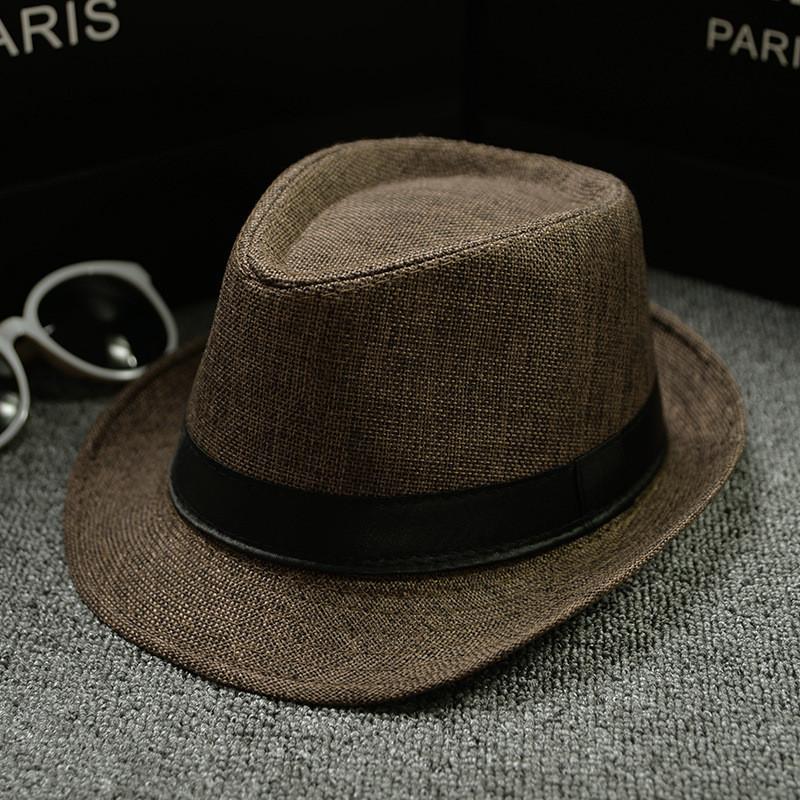 Panama Cotton Linen Sun Hat With Wide Brim For Men Women Casual Summer Accessory