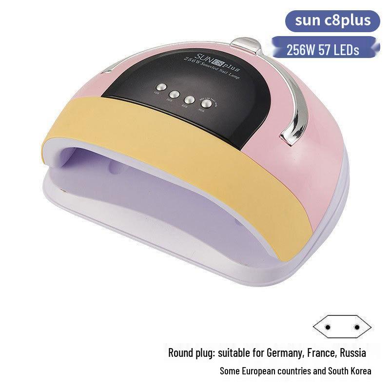 Dazzling 256W LED Nail Curing Lamp, Quick Dry Gel Lamp for Salon Use