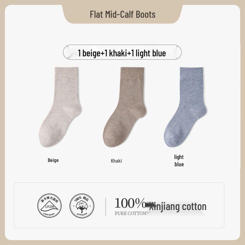 

Women s Odor-Resistant Cotton Socks, Mid-Calf to Over-the-Knee, Spring/Autumn/Winter Styles. Cotton [Size 35-40]