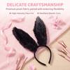 Comfort Halloween Decorative Headband Cute Long Rabbit Ears Headband  Photo Props