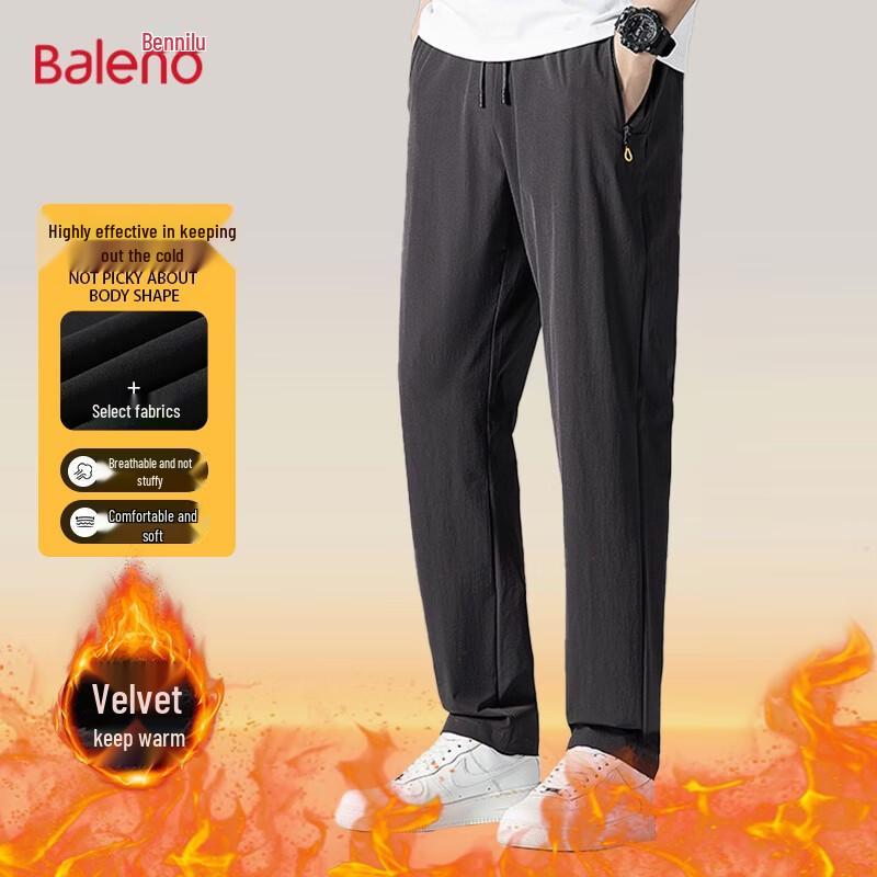 Baleno Men s Thermal Fleece Straight-Leg Casual Pants L