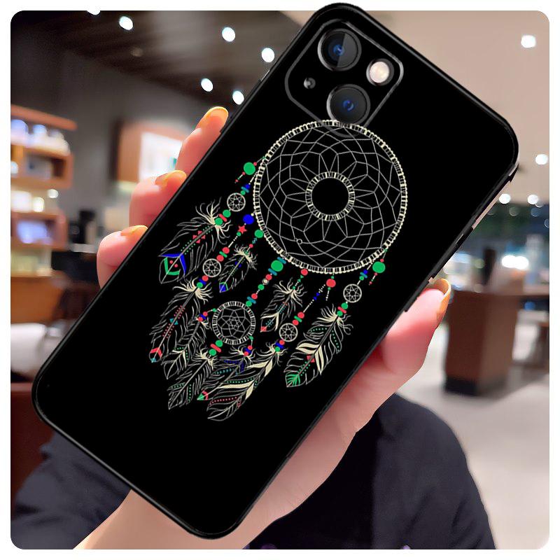 Retro Feather Dreamcatcher Case For iPhone 13 Pro Max 16 15 11 12 14 17 Pro Max Mini 15 16 Plus 16e 17 Air Phone Cover