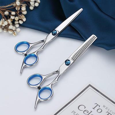 Entry Level Stainless Steel Scissors For Hair Thinning Clipper Barber Shop Apprentice Hairdressing Haircut Trim Tools