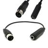 30cm/11.81inch 6.35mm to DIN 5Pin Cable Female to Male Connectors Cord Wire for Connecting Speakers and Recorders