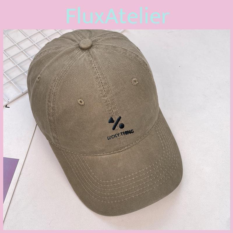 Geometric Symbols Embroidery Vintage Cotton Baseball Hats Breathable Summer